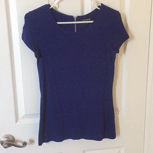 Express Zipper Back Top